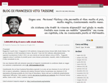 Tablet Screenshot of francescotassone.it